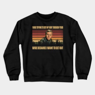 Tunneling to Freedom The Escape Movie Shirts for War History Enthusiasts Crewneck Sweatshirt